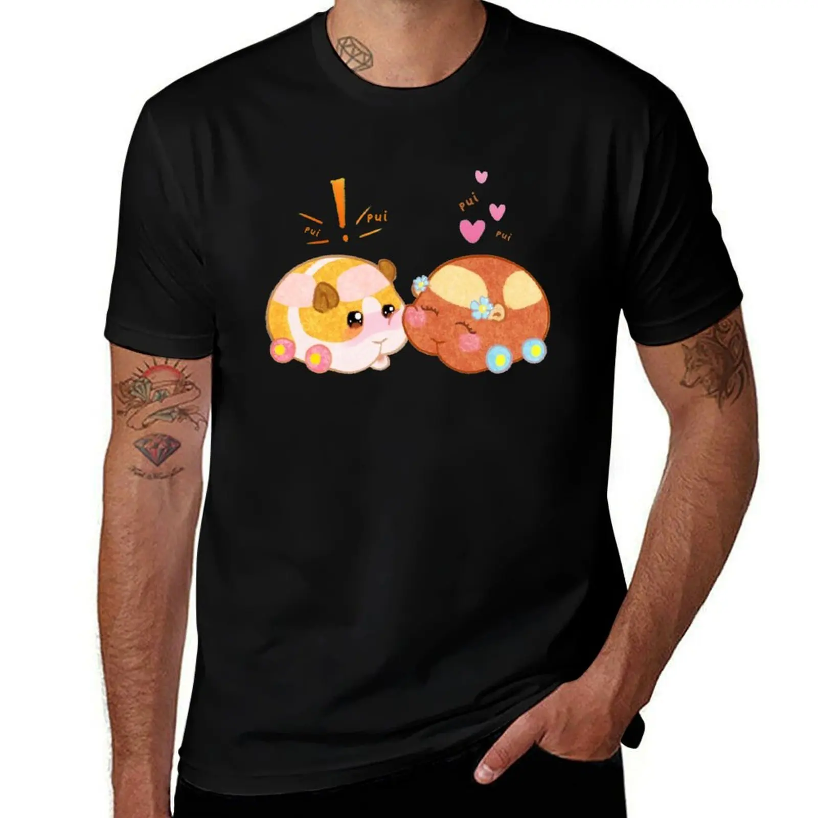

Pui Pui Molcar - Potato and Choco Confession! T-Shirt Casual Loose Daily Wear T-Shirt