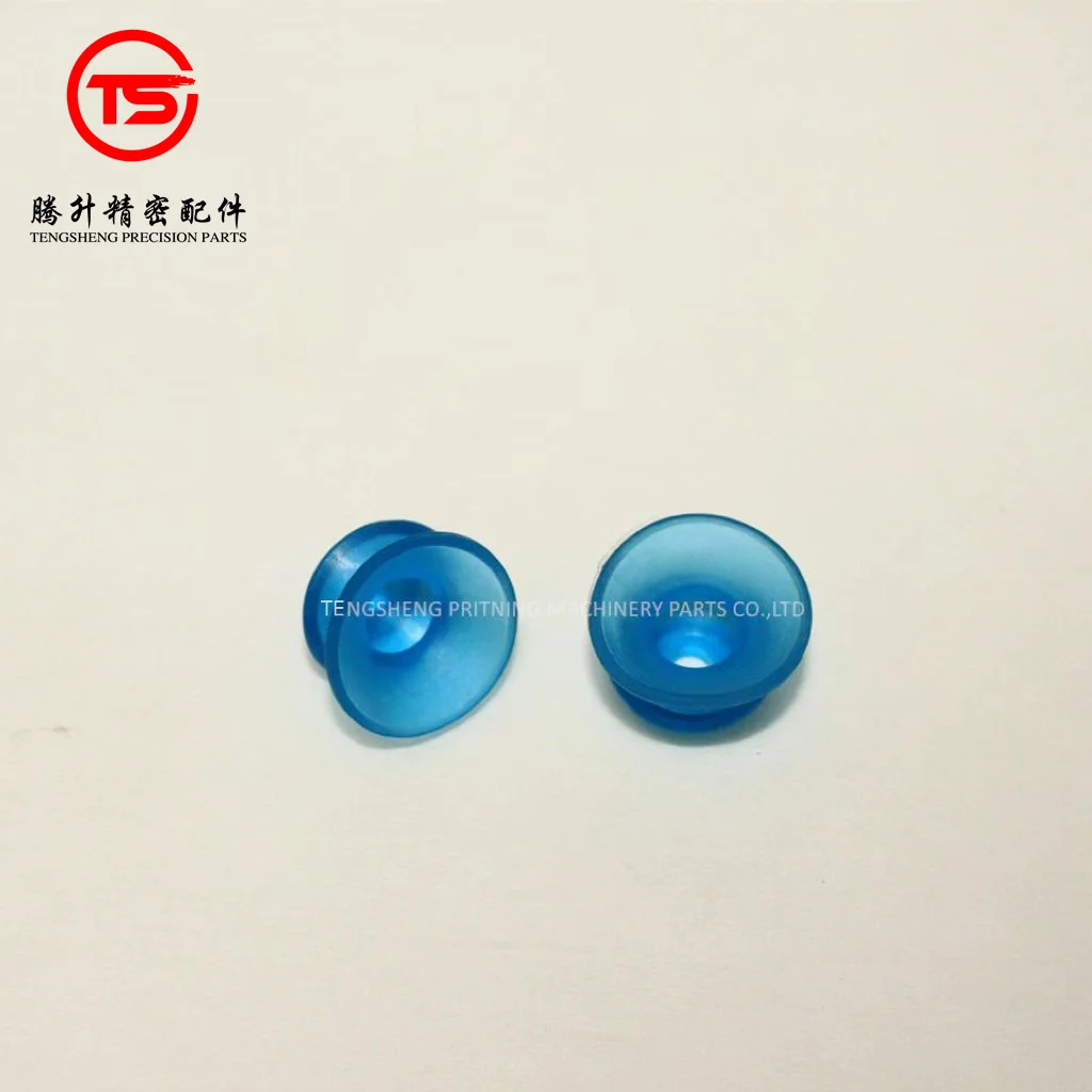 50 Pieces Free Shipping Blue Rubber Sucker Offset Printing Machine Parts OD18 ID6 H12