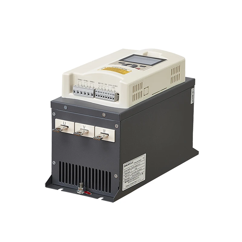 Remote 50Hz/60Hz 380V 45KW Power Soft Starter 80A 3 Phase Motor Starters with RS485/Profibus/Modbus Communication LCD Display