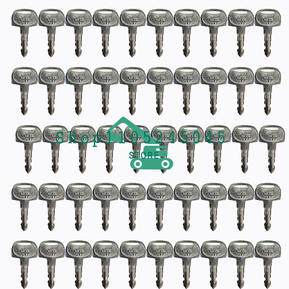 

Горячая распродажа: 50 шт. ключей для запуска мини-экскаваторов (для SANY SY16, 26, 35, 50U, XCMG 15)