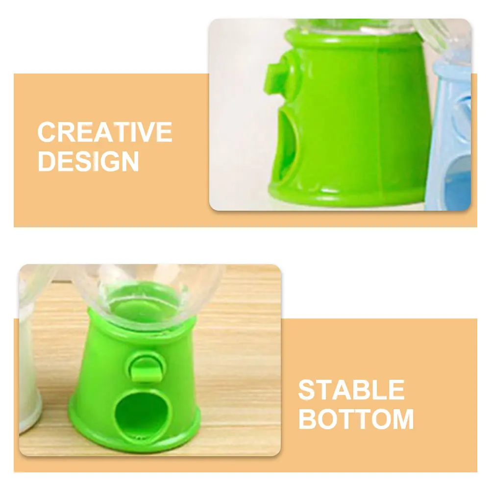 

2 Pcs Gasket Machine Candy Dispenser Countertop Kids Gumballs Containers for Party Favors Distributeur De Bonbons Vintage