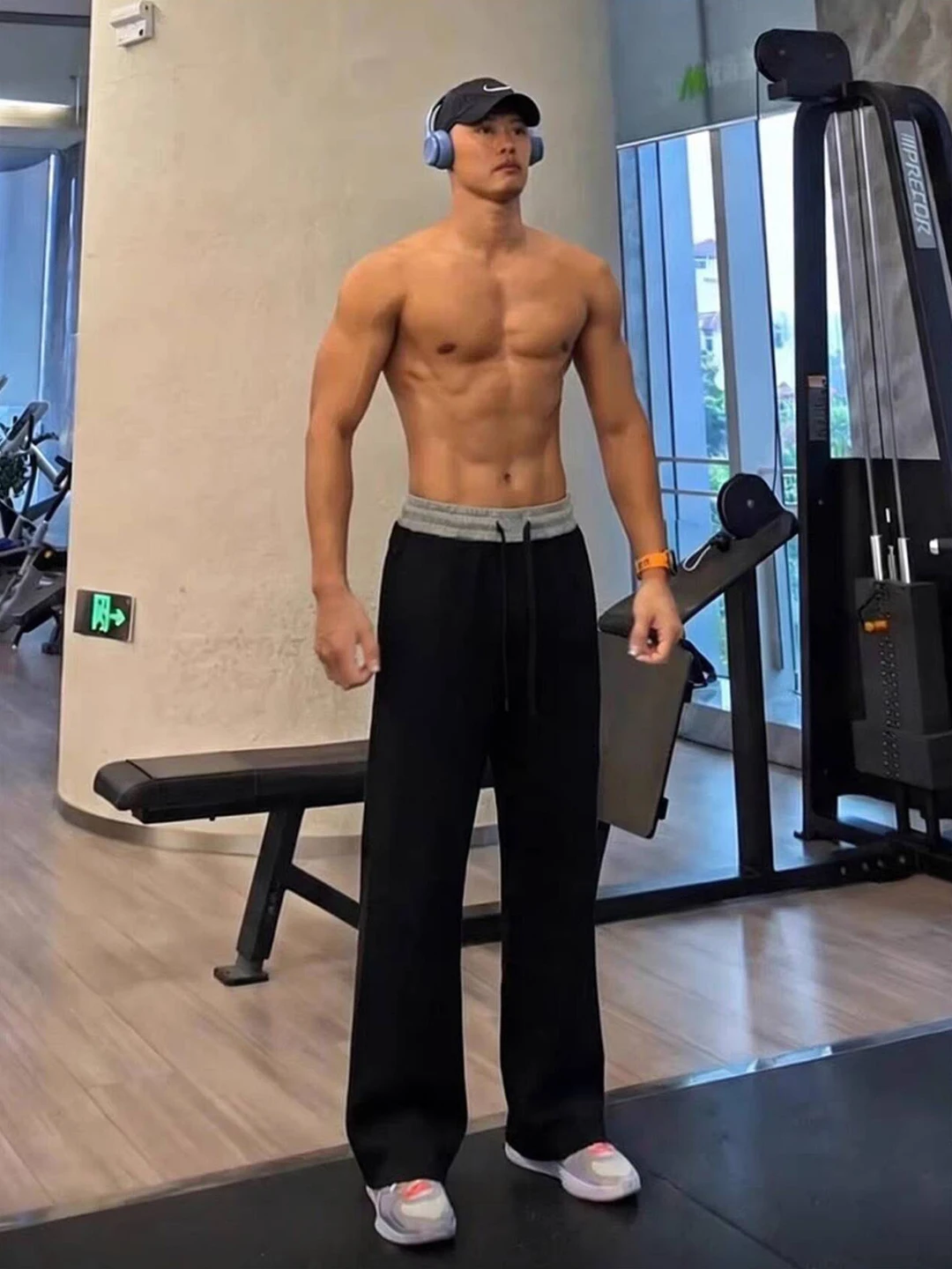 

Спортивные брюки Bla Color Blo для мужчин: высококачественные повседневные длинные брюки прямого кроя Cleanfit, широкие брюки-палаццо