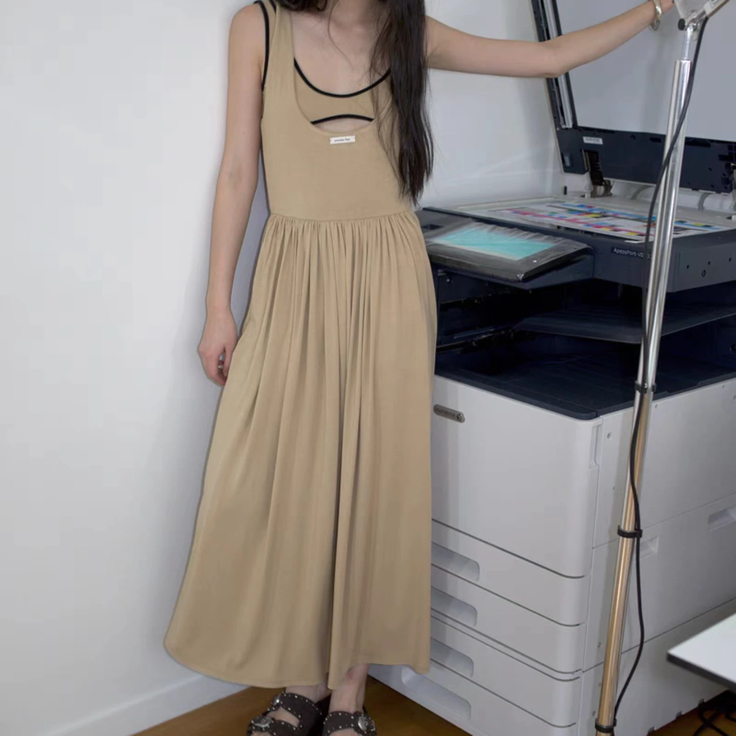 Faionable vêtements bidirectionnels gilet ajusté Dr taille haute tricoté été décontracté taille haute Polyester T-shirt Dr de Dongda...