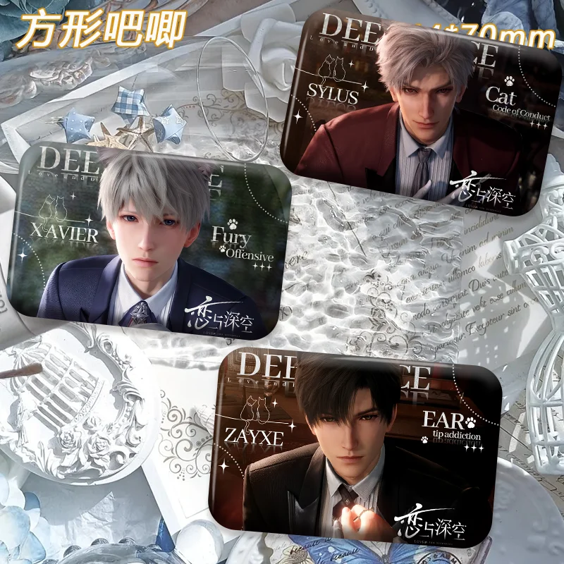 Anime Love and Deepspace Xavier Broschen Niedliche Abzeichen Jacke Jeans Anstecknadel Sammlung Geschenk Zubehör Abzeichen Brosche Ornament