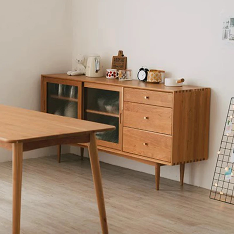 Simple Comfortable Originality Wood Living Room Cabinets Shelf Bookcase Decor Storage Kitchen Nordic Gabinete Home Furniture