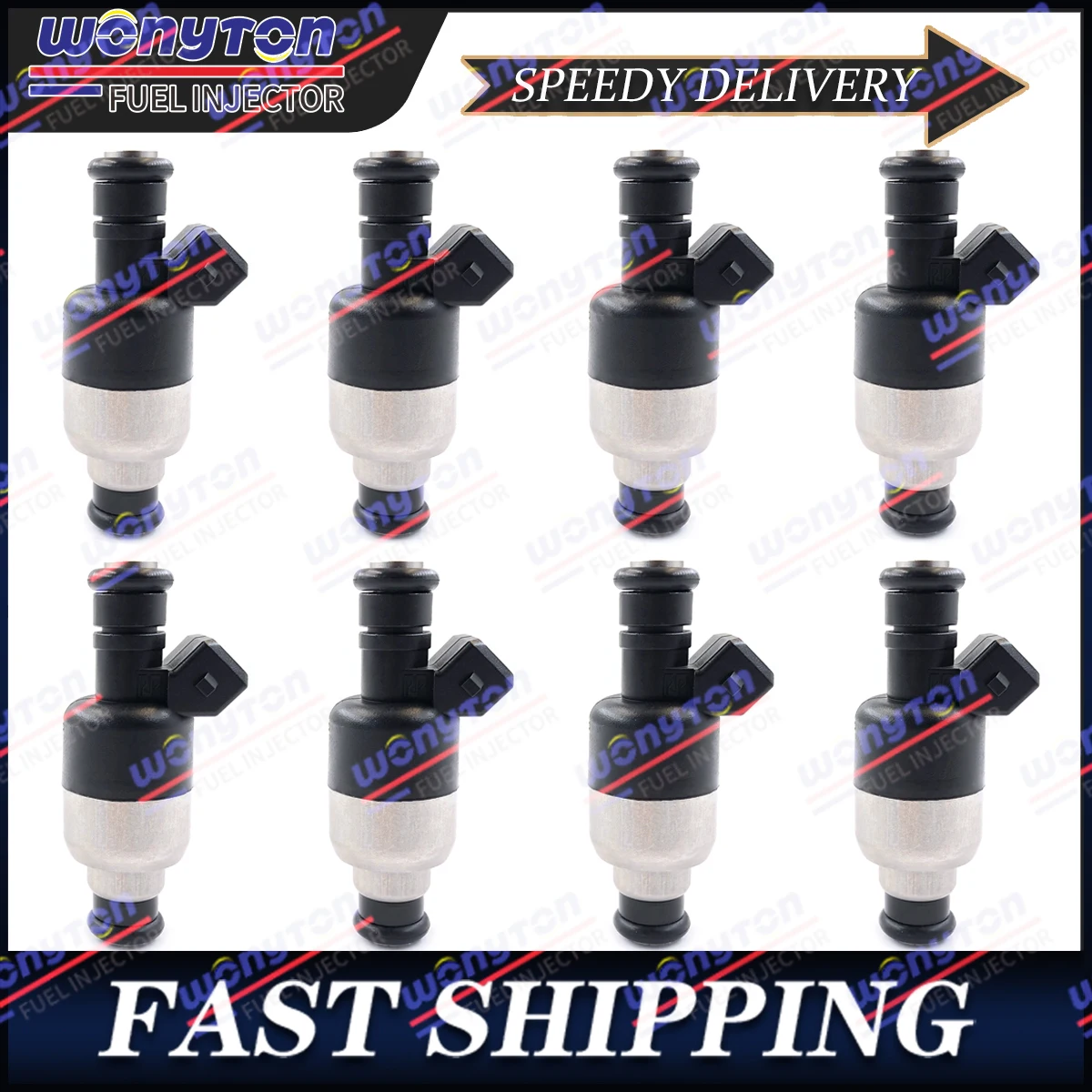 

8Pcs OEM Fuel Injectors For 1998-2001 Mercruiser 454 BB 25180245 802632T