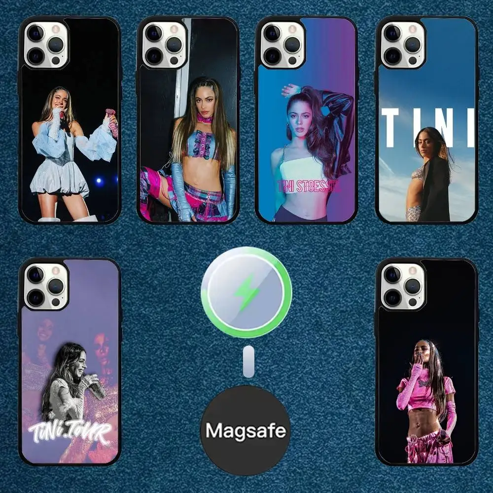 

Singer T-TINI Martina Stoessel Phone Case For iPhone 16,15,14,13,12,11,Plus,Pro,Max Mini Magsafe Magnetic Wireless Charging