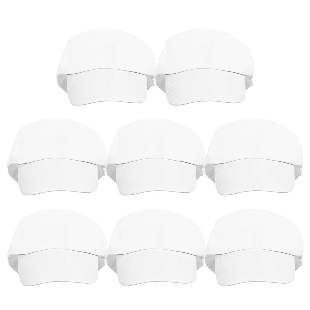 

8pcs Diy Painting Baseball Cap Blank Cotton Hats For Art Craft Sun Protection Summer Outdoor Parent- Hat