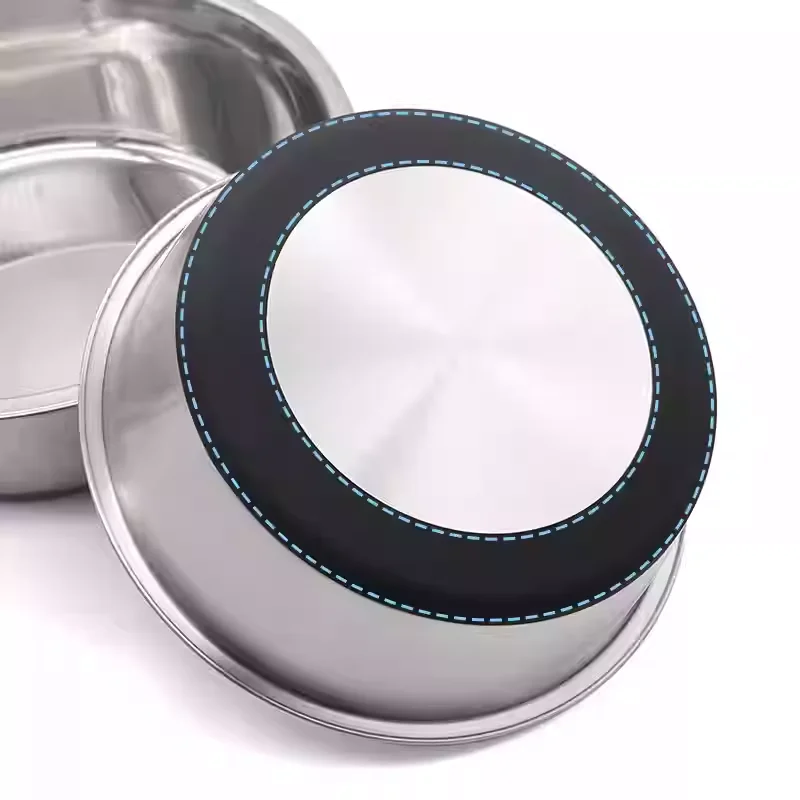 

Stainless Steel Dog Bowl Cat Bowl Non-Slip Anti-Overturn Pet Feeder Silicone Base Durable Bite-Resistant Easy Clean Multi Sizes