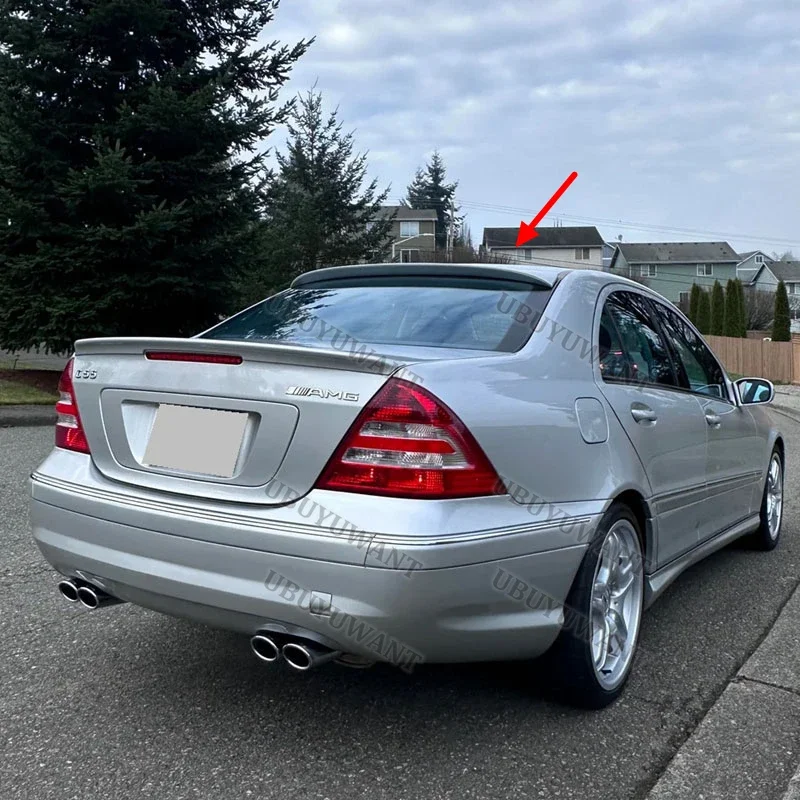 Für Benz-benz W203 AMG-Style Kofferraum-Spoiler ABS Auto Heckspoiler Zubehör 2000-2007