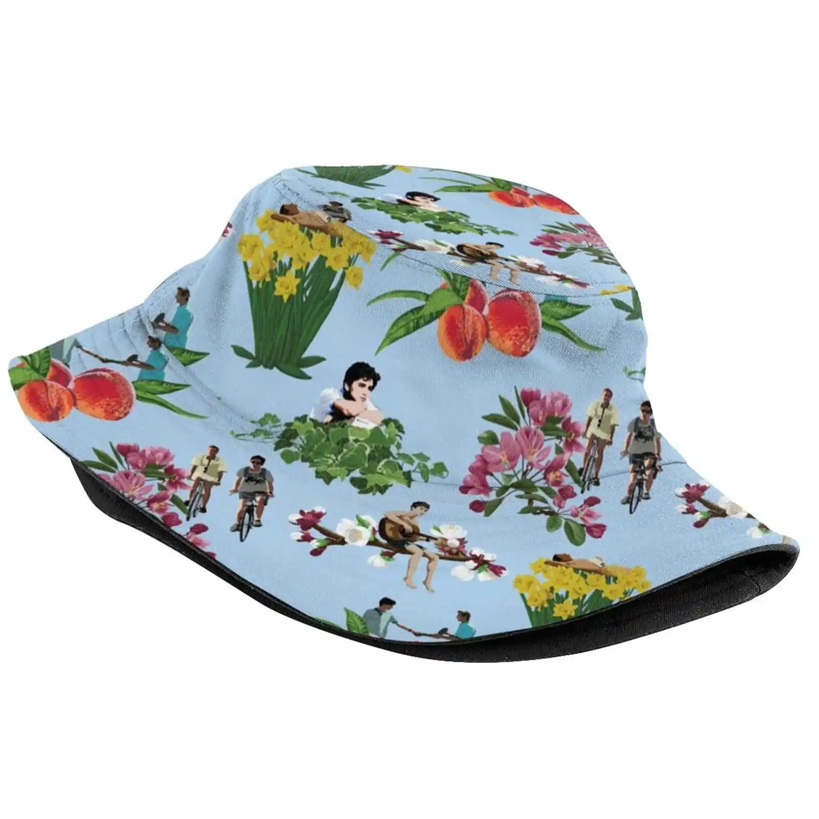 Call Me By Your Name Pattern Sun Cap Fisherman Hat Bucket Hats Call Me By Your Name Armie Hammer Timothee Chalamet Movies Film