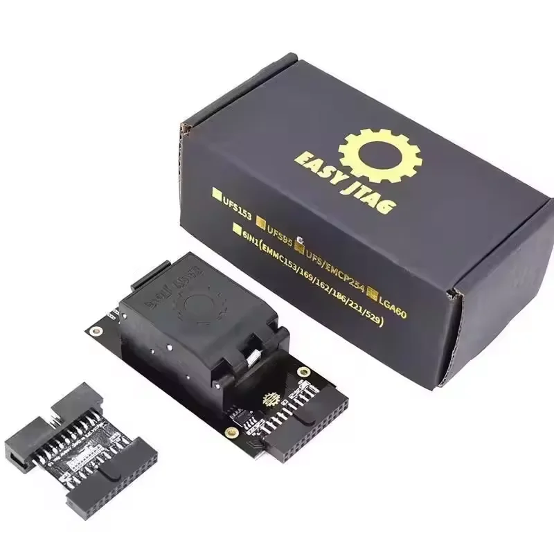 

Применимо к разъему Z3x Easy Jtag Plus UFS BGA-254/153 / EMMC 254/153 (EMMC + UFS 2 в 1) Hacking Adapter Device