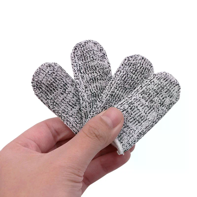 10Pcs Finger Cots Thumb Protector Anti-Cut Fingertips Finger Sleeve Flexible Resistant Protection Finger Cots DIY Work