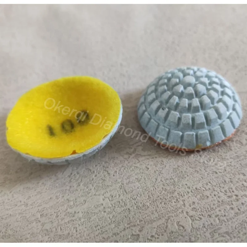 8 Stück 2-Zoll-Schleifscheiben mit Diamantpolierpad und M10-Befestigung zum Schleifen und Polieren von Marmor, Granit, Quarz und gekrümmten Oberflächen – Detail 10