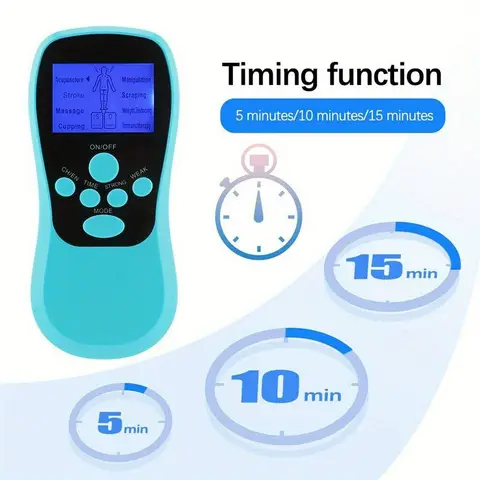 8-läges elektrisk muskelstimulator akupunktur ansiktskroppsmassage digital terapi 6 best sales elektroakupunktur - №1