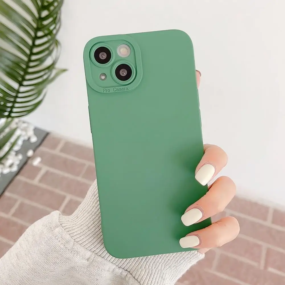 High-quality Mobile Phone TPU Matte Protector Skin-affinity Phone Back Shell TPU Solid Color Phone Case