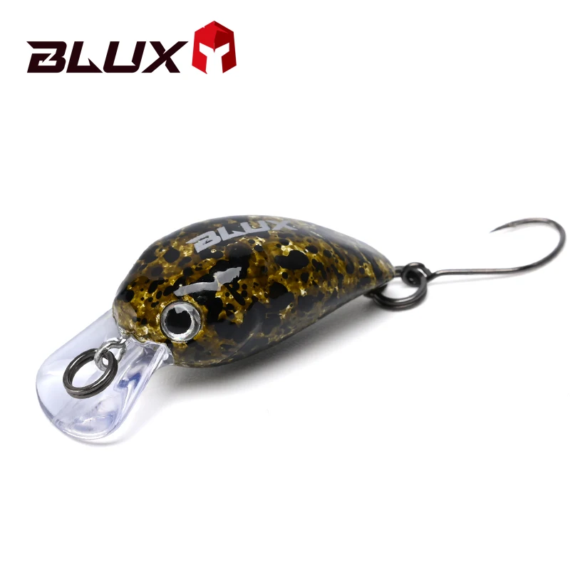 BLUX SALTO 1.9g 25mm Mini Crankbait Wobbler Truta Pesca Isca de Água Doce Minnow Manivela Artificial Difícil Isca Equipamento De Pesca