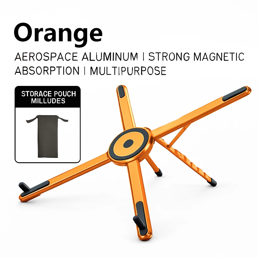 2026 Multifunctional Magnetic Phone Holder Handheld Selfle Stick Fold Tripod Portable Desk Stand for iPhone ipad Tablet Laptop