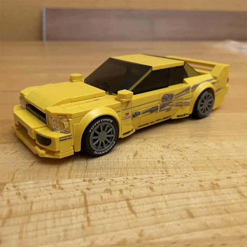 MOC-196736 Neues einfaches GT-R R33 Urban Sports Car Racing Bausteinmodell, 241 Teile, Geburtstagsspielzeug für Jungen und Kinder, Geschenk