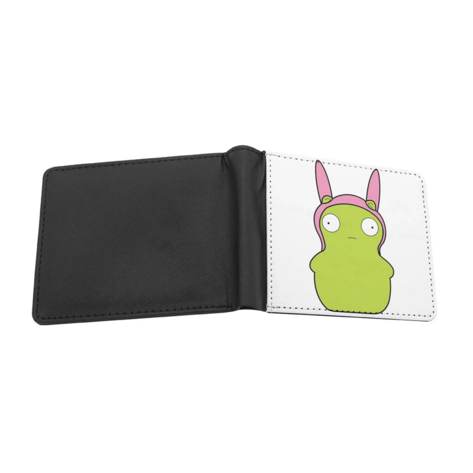 Kutie Kopi New Print Wallet Short Men Wallets Credit Card Holder Purses Louise Tina Belcher Jimmy Pesto Mort Teddy Bob Burgers