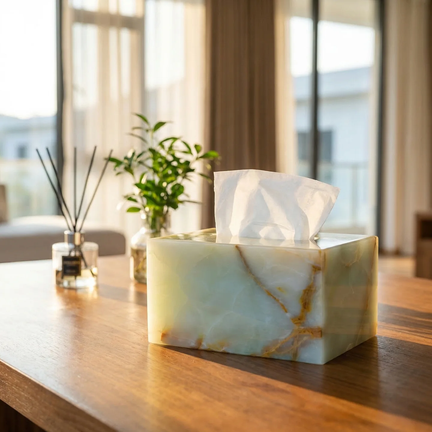 DSA marble pumping carton, high-end, high-end living room bathroom, soft decoration ornament storage tissue box