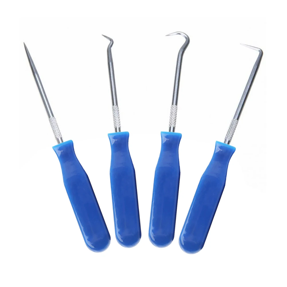 

In stock 4Pcs 135mm Car Auto Vehicle Oil Seal Screwdrivers Set O-Ring Seal Gasket Puller Remover Pick Hooks Tools wholesale