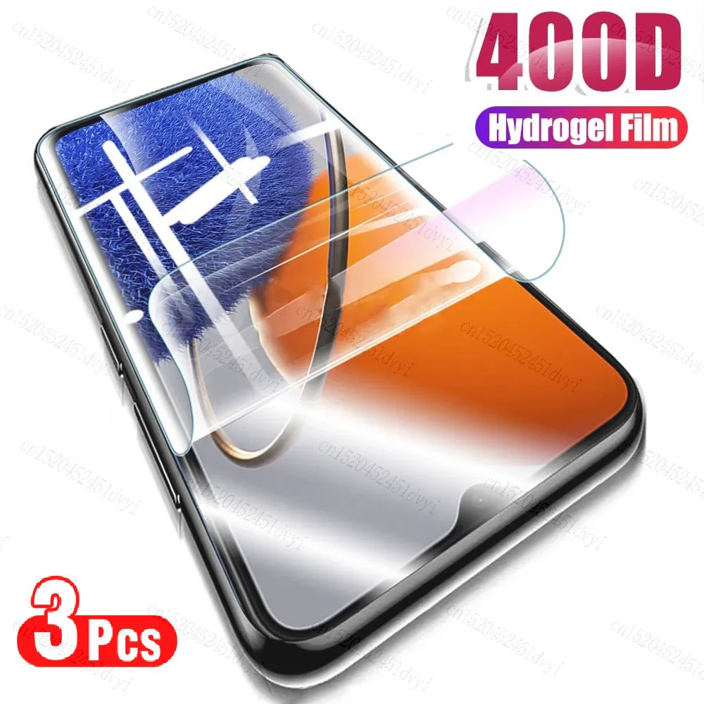 3Pcs Hydrogel Film For Oukitel WP15 5G Protective FIlm On Oukitel WP15 WP15S 6.53Inch Screen Protector SmartPhone Cover Film