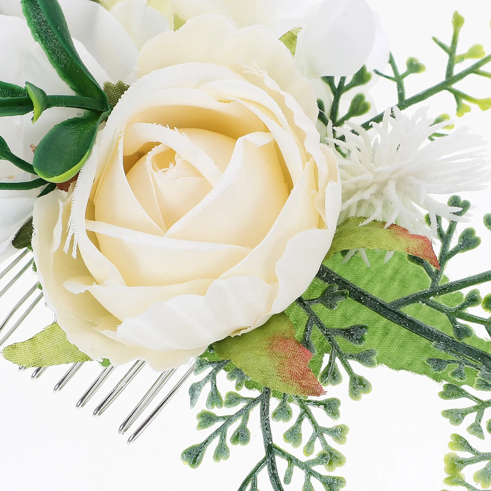 

Decorative Hair Comb for Women Artificial Flower Side Clip Styling Accessory Elegant Outfit Match Hair Accessories for Women