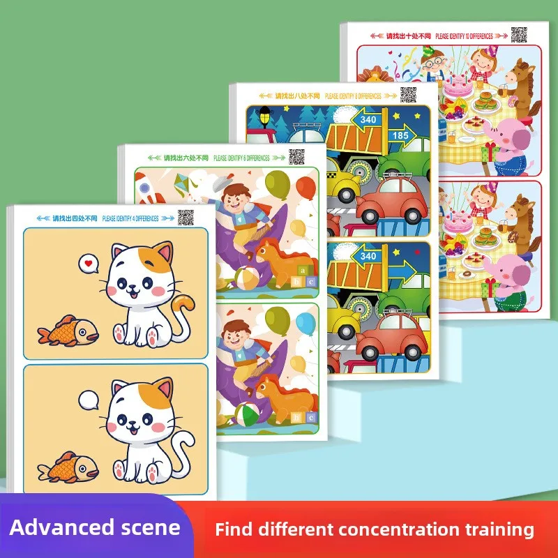 Teaching Resources Equipment Reusable Writing Cards To Draw Identifying Differences Kids Educational Toys Supplies