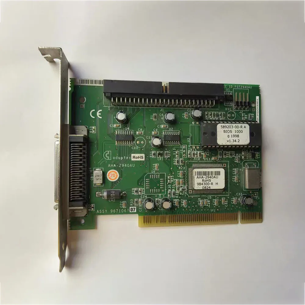 AHA-2940AU cartão SCSI BIOS 1000 versão interface SCSI de 50 pinos