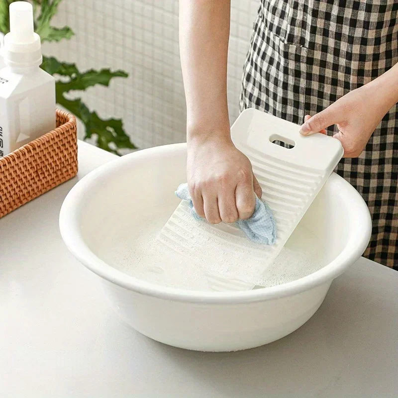 Picture 3: Compact and Practical Mini Laundry Board Household Multi Clothes Cleaning Portable Washing Boards Bathroom Accessories