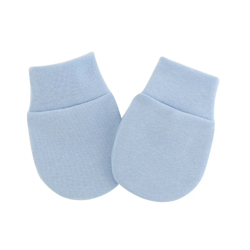 Newborn Baby Hat with Gloves Autumn Winter Warm Cotton Kids Beanies Stuff Children Accessories Infant Nightcap 0-6 Months Babies