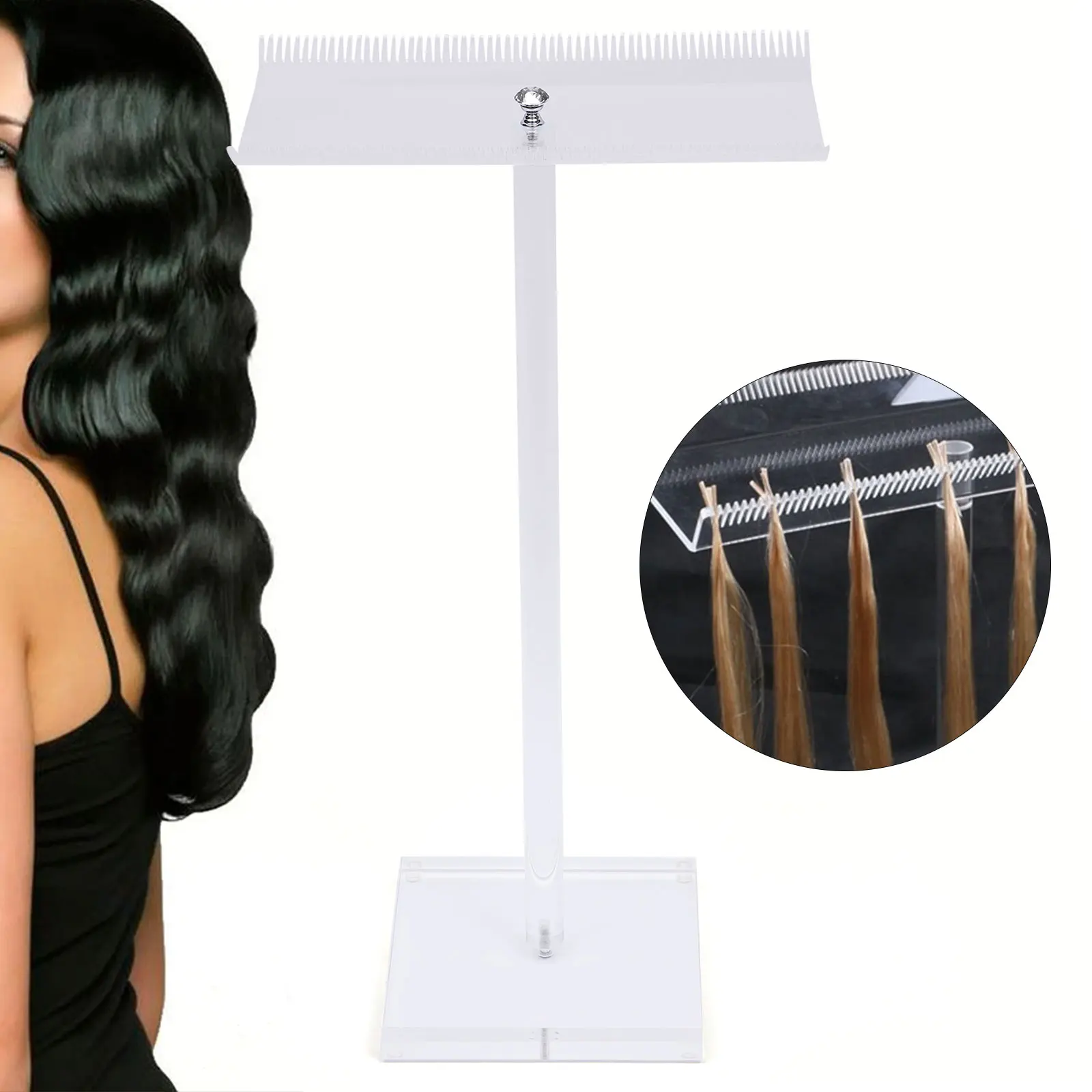 Acryl Haar Perücken Verlängerung Schuss halter Display Webst änder Rack für Friseursalon