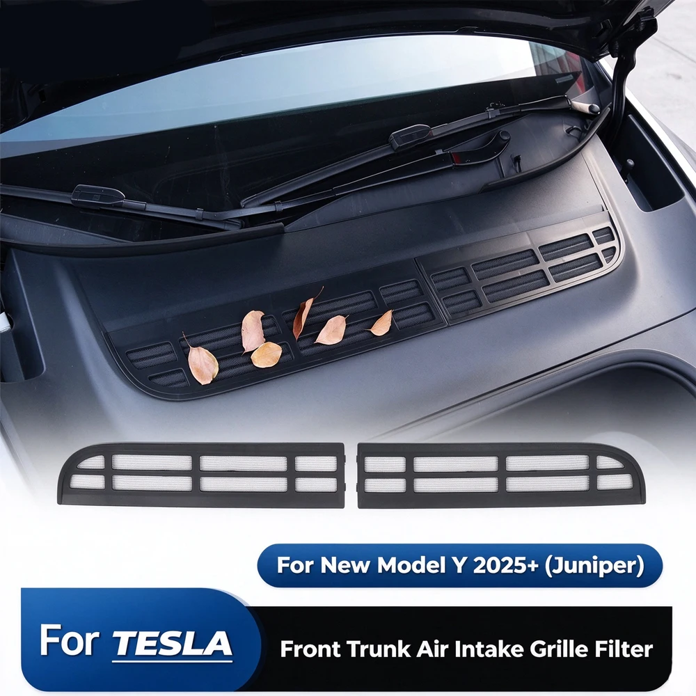 For Tesla Model Y Juniper 2025+ Insect-proof Net Front Trunk Anti Insect Dust Proof Inner Vent Grille Air Inlet Protective Cover