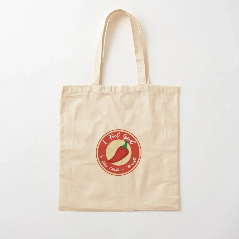 

I feel God in this Chili's tonight Tote Bag cute pouch bag eco bag folding