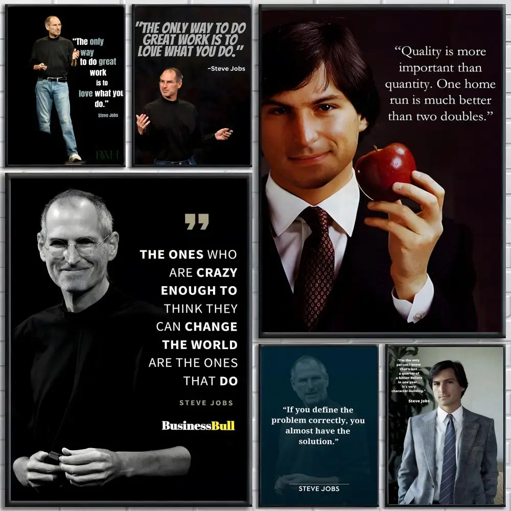 Pattern S-Steve J-Jobs Q-Quotes Poster High-definition posters, wall art for living room and home decor.
