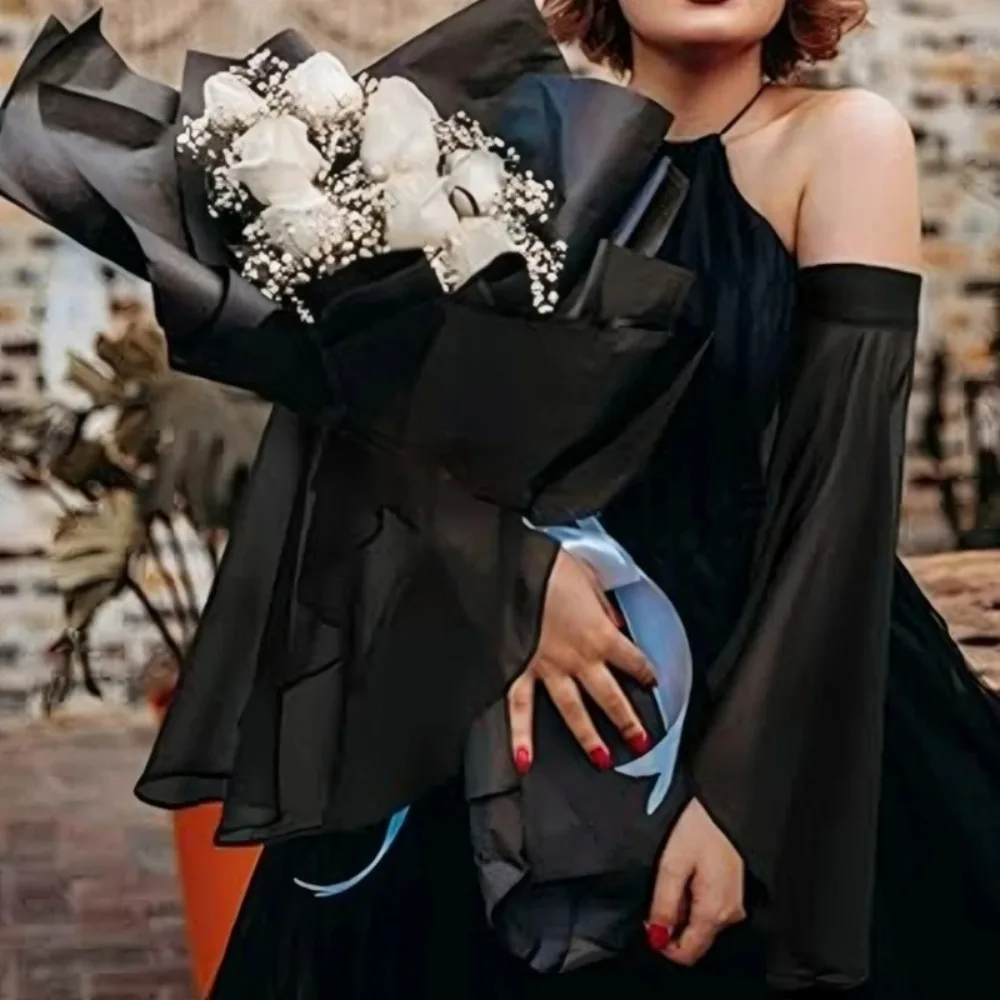 Elegant Sunscreen Long Tulle Sleeves Breathable Chiffon Sheer Bridal Gloves Thin Detachable Sleeves Wedding Party