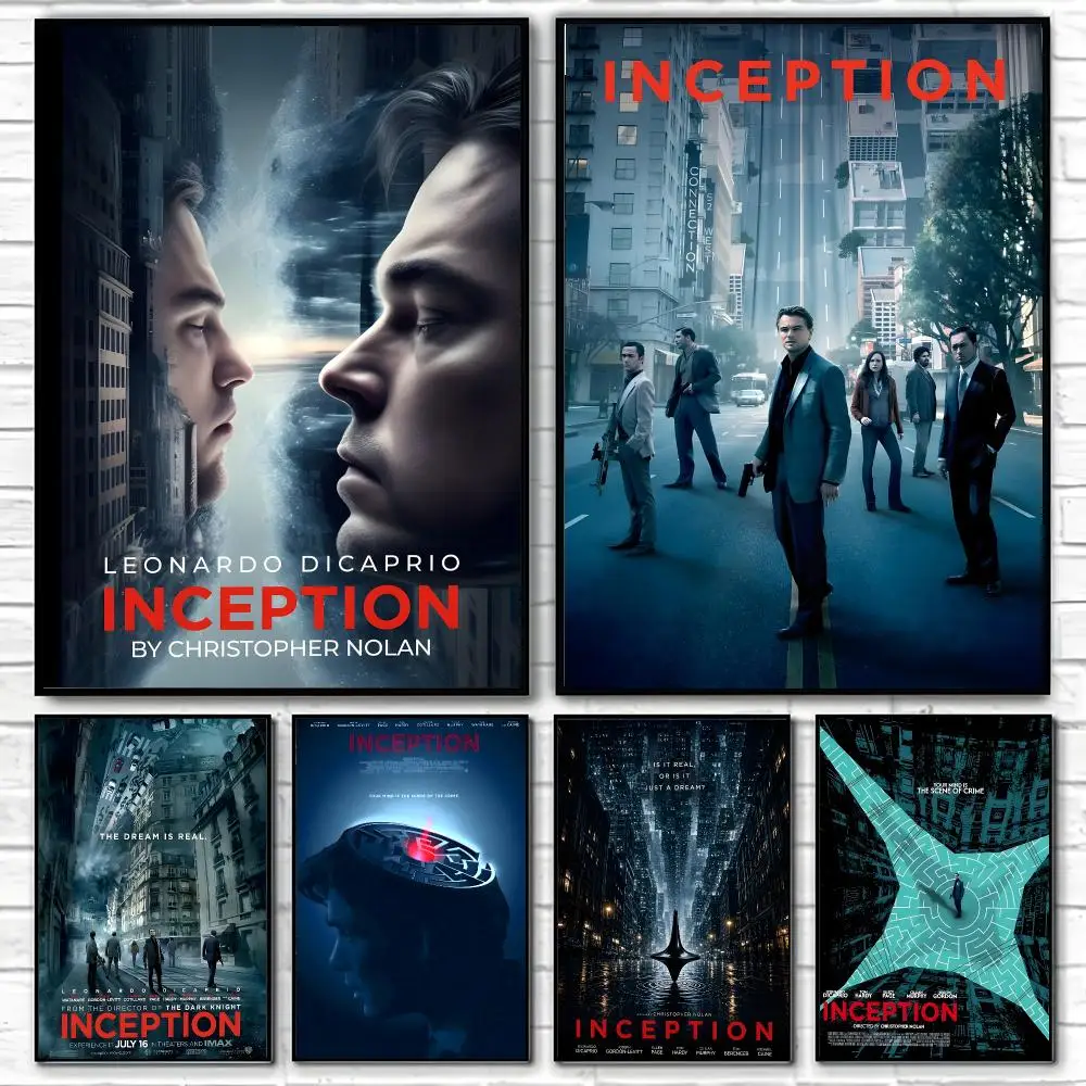 Movie Inception Poster Poster High Quality Wall Art for Home Office Bedroom Living Room Perfect