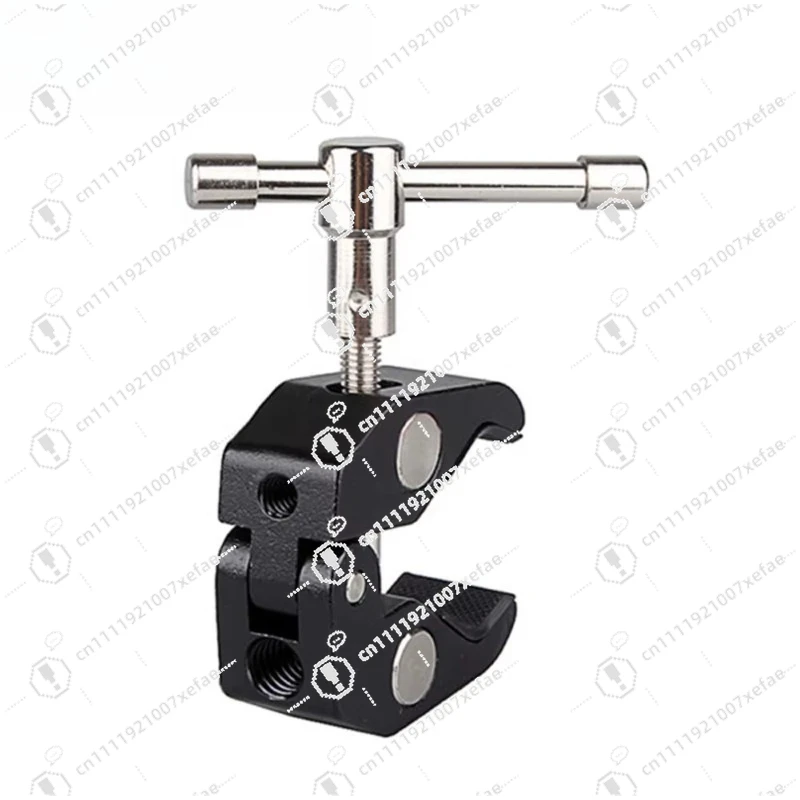 

Articulated metal friction arm for SLR camera with large super clamp