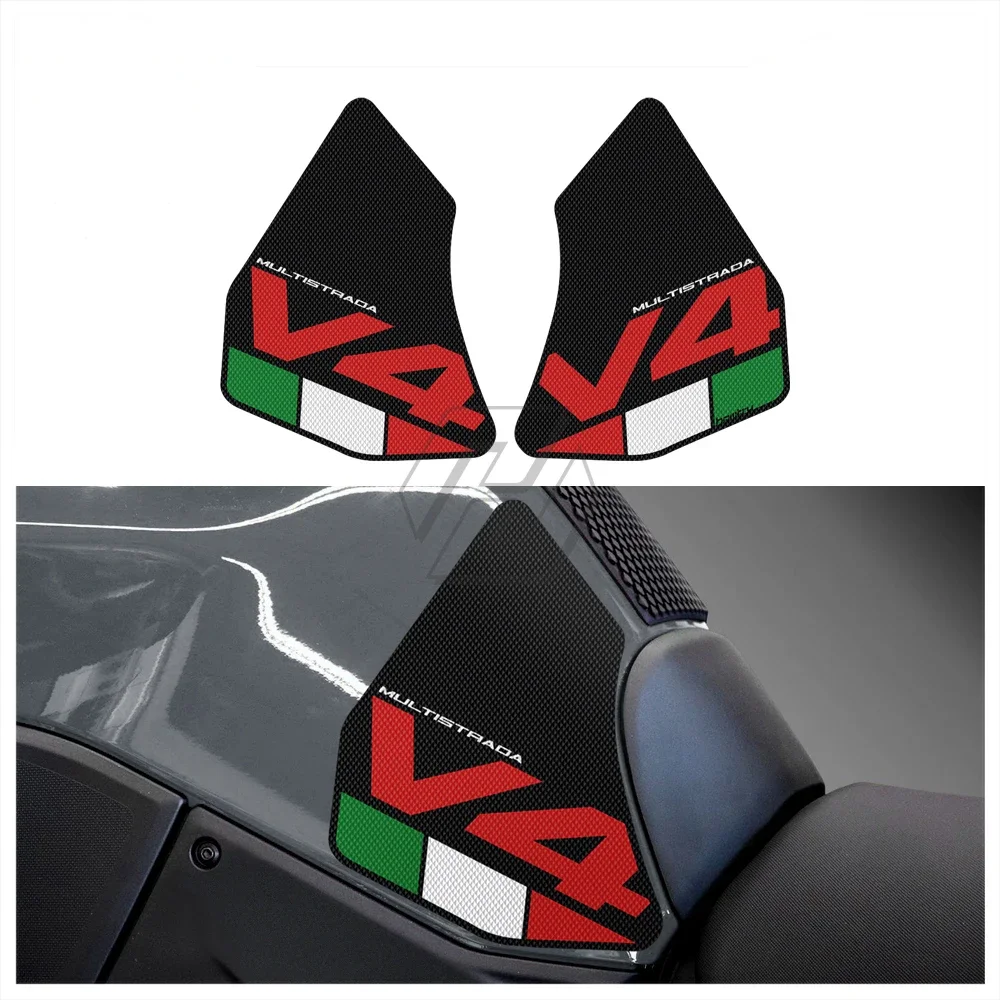

Motorcycle Anti-slip Side Tank Pad Protection Knee Grip Mat For Ducati Multistrada V4 1100 Sport 1100S 2021-2022 Sticker