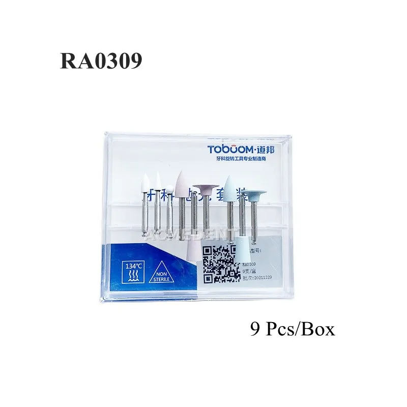 Dental Composite Polishing Kit Ceramic Silicon Rubber RA0309 For Low Speed Handpiece Contra