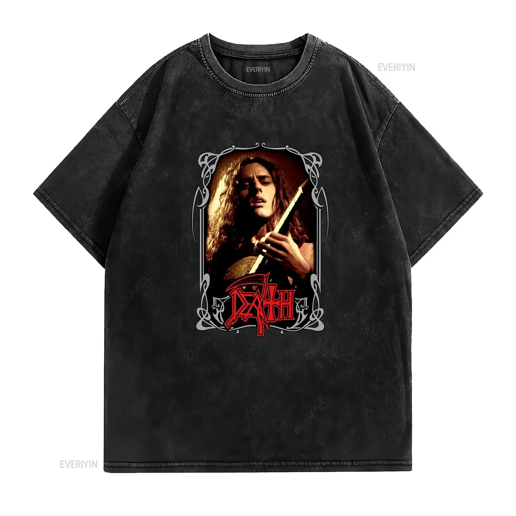 New Death Chuck Schuldiner T shirt Full Size S to 5XL LI66 vintage Washed graphic Stylish Casual designer clothes Unisex
