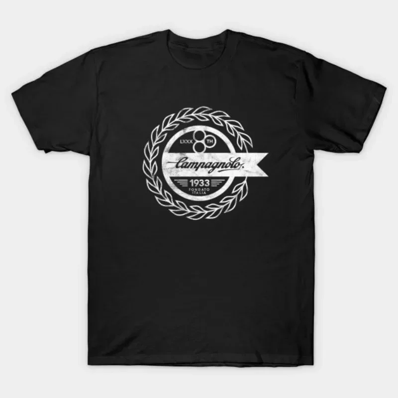 Campagnolo vintage italiano ciclismo tour de frança itália emblema camiseta vintage versátil pano superior ciclismo piloto t roupas femininas