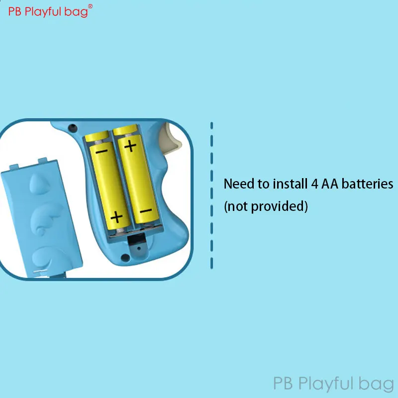 2 Mode Kartun Pistol Air Listrik Musim Panas Mainan Air Semprot Musim Panas Luar Ruangan Mainan Anak-anak Blaster DIY Modifikasi Botol Kosong AC79