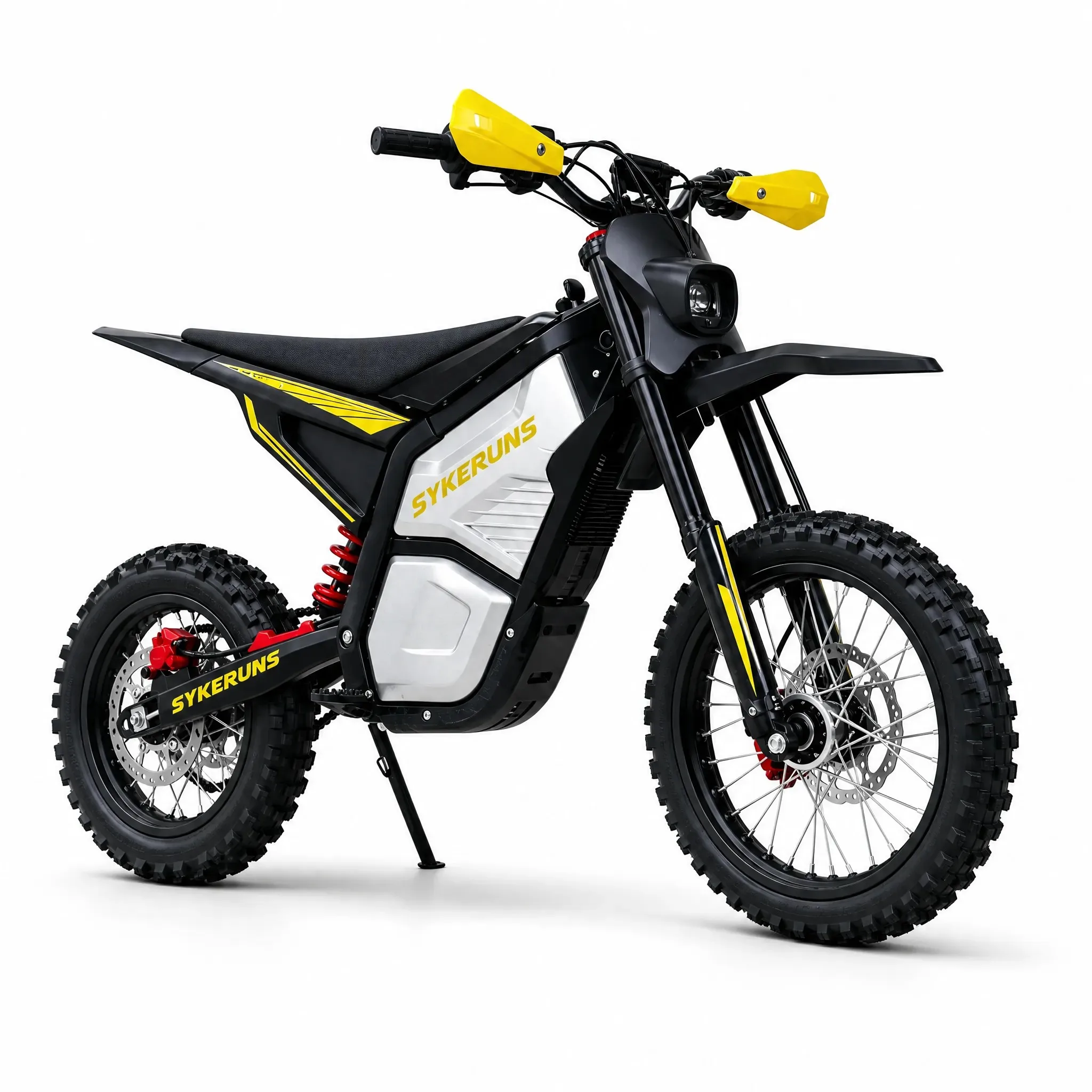 

2000W Electric Dirt Bike 48V 21AH Off Road Motorcycle 60km/h Fat Tire E Motorcycle Aluminum Alloy Frame 14"/12" High Speed Mountain Electric Bike Adult Off-Road Motorbike with Suspension Disc Brake