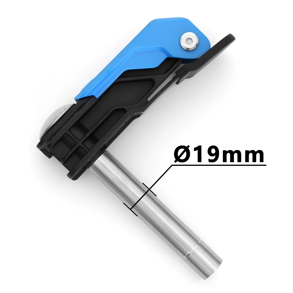 2pcs Aluminum Woodworking Quick Press Clamp 19mm 20mm Quick Guide Rail Clamp Carpenter F Clamp For Track Saw Woodworking Tools