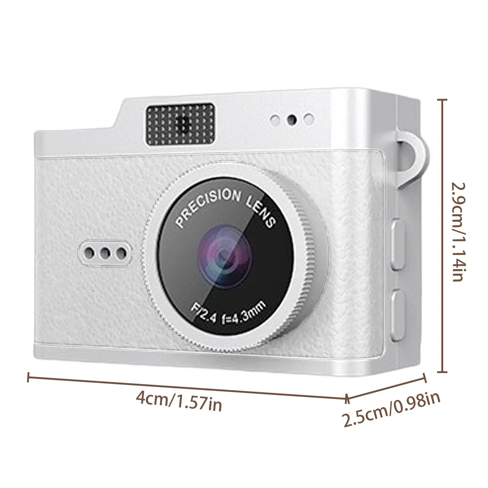 كاميرا صغيرة 1080P ألعاب ريترو كاميرا مسجل كلاسيكية مدمجة للمبتدئين البالغين والأطفال والأولاد والبنات أثناء السفر التقاط الصور يوميًا