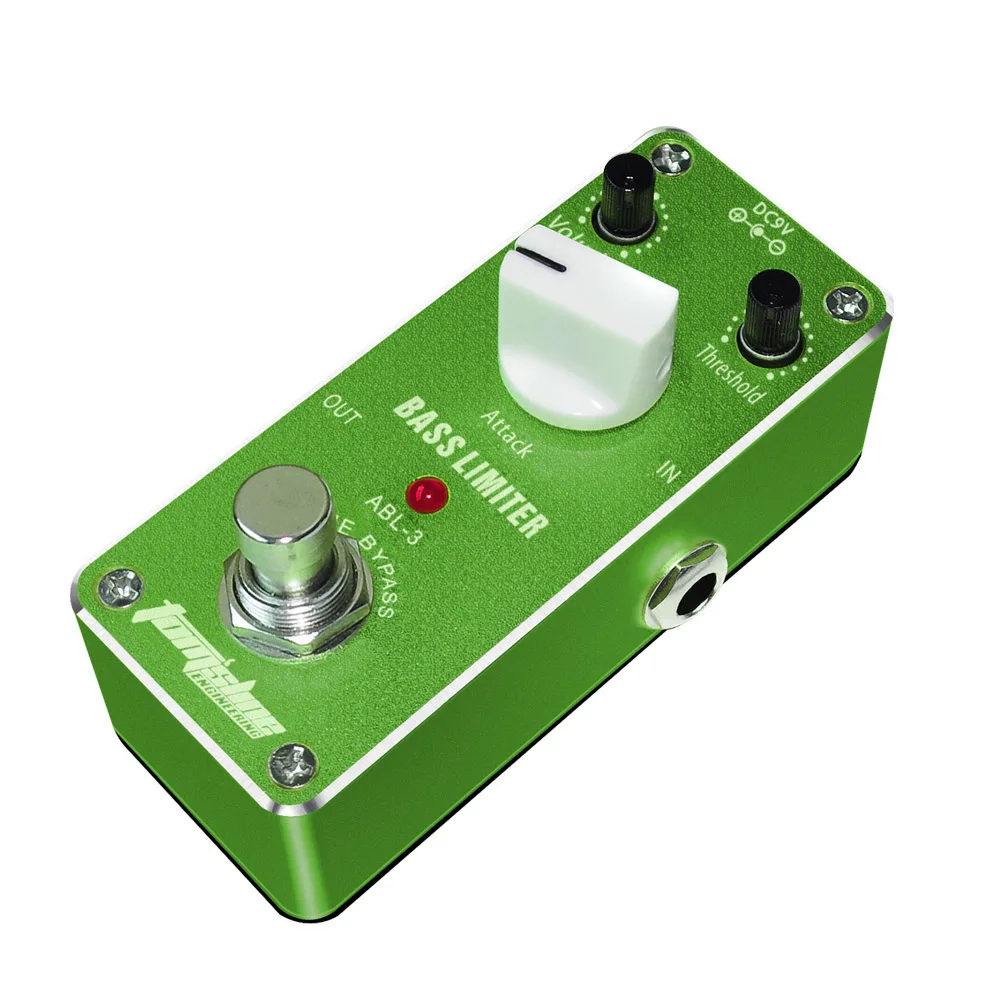 Aroma ABL-3 Bass Limiter Guitar Effect Pedal Aluminum Alloy Housing True Bypass Mini Electric Guitar Bass Parts Accessories