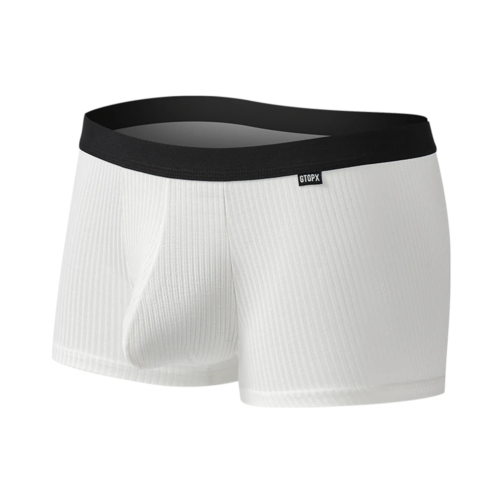 Clothes Men Underpants Bikini Breathable Bulge Pouch Comfort Elasticity Solid Color Underwear Low Rise Panties