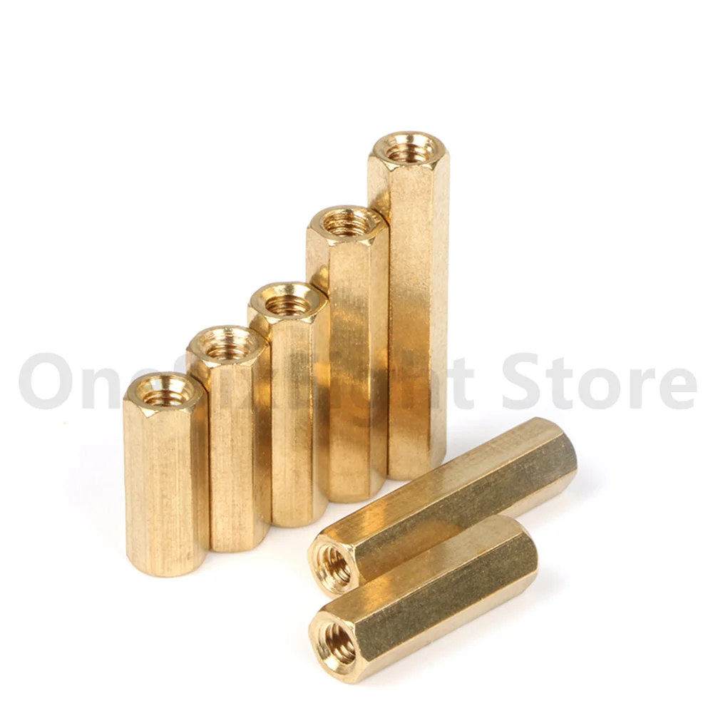 M5 Messing Hex Verbindung Mutter Hexagon Pleuel bar Stud Lange Mutter